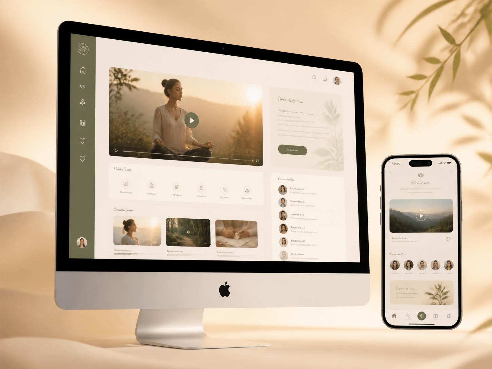 Humanity Stream on desktop and mobile — a peaceful place to learn, practice, and grow